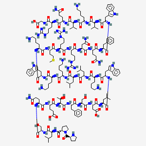2D molecular structure of PNC-27, CAS 1159861-00-3, C188H293N53O44S.