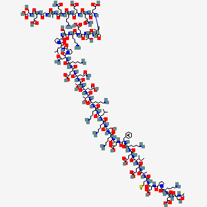 2D molecular structure of TB-500, C212H350N56O78S.