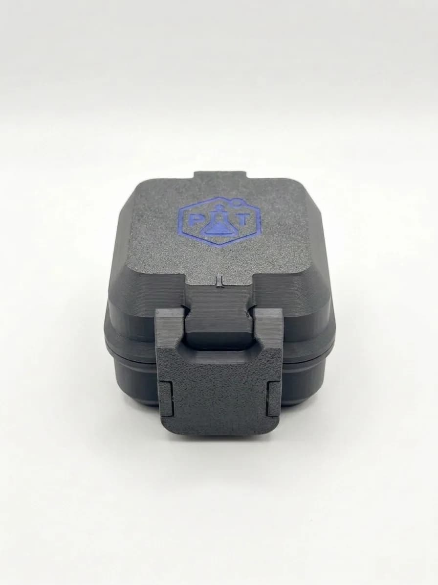 4 Vial Case (Black/Blue)