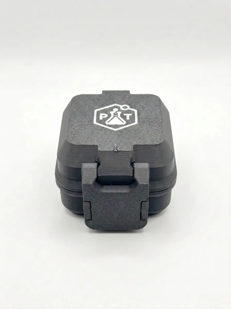 4 Vial Case (Black/White)